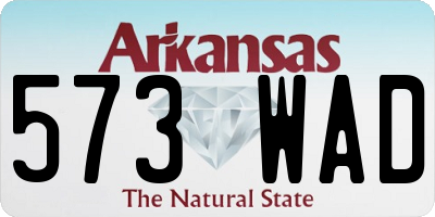 AR license plate 573WAD
