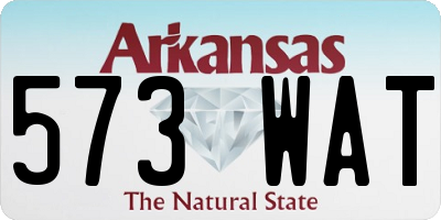 AR license plate 573WAT