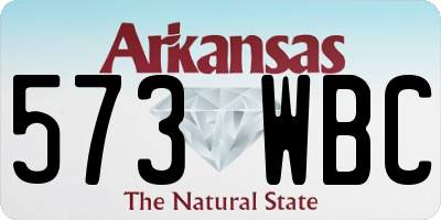 AR license plate 573WBC