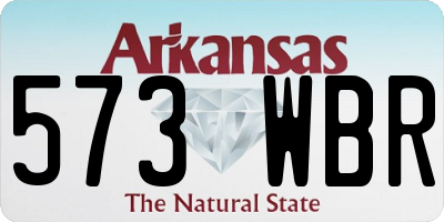 AR license plate 573WBR