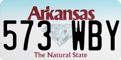AR license plate 573WBY