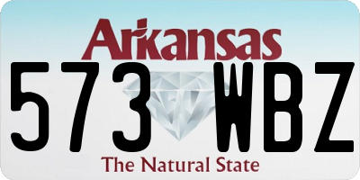 AR license plate 573WBZ