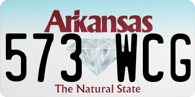 AR license plate 573WCG