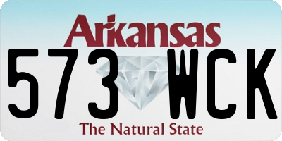 AR license plate 573WCK