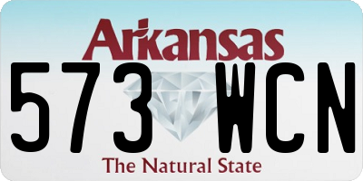 AR license plate 573WCN