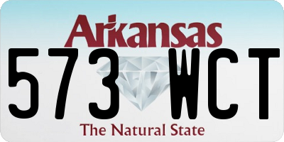 AR license plate 573WCT
