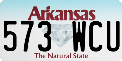 AR license plate 573WCU