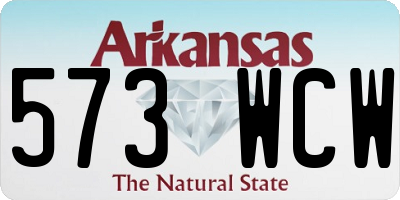 AR license plate 573WCW