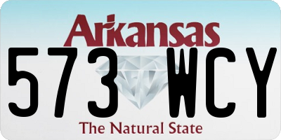 AR license plate 573WCY