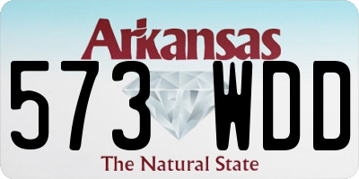 AR license plate 573WDD