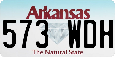 AR license plate 573WDH