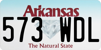 AR license plate 573WDL