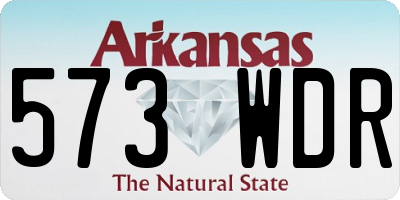 AR license plate 573WDR