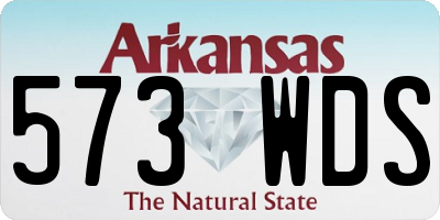 AR license plate 573WDS