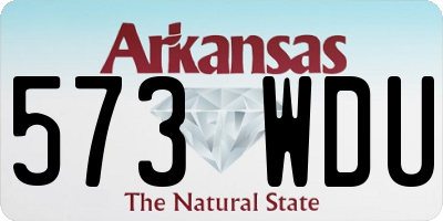 AR license plate 573WDU