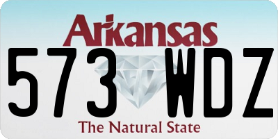 AR license plate 573WDZ