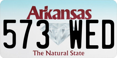 AR license plate 573WED