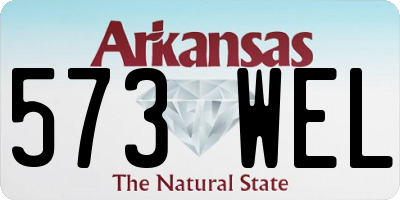 AR license plate 573WEL