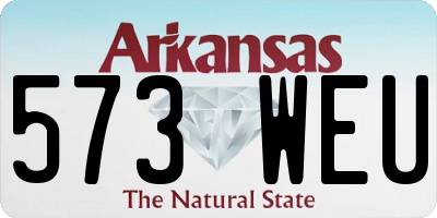 AR license plate 573WEU