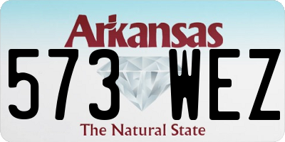 AR license plate 573WEZ