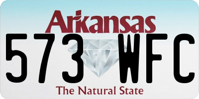 AR license plate 573WFC