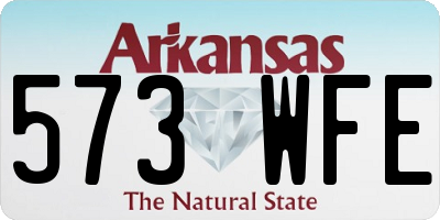 AR license plate 573WFE