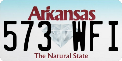 AR license plate 573WFI