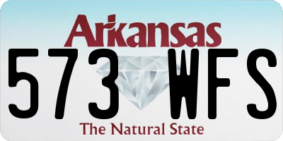 AR license plate 573WFS