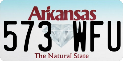 AR license plate 573WFU