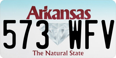 AR license plate 573WFV