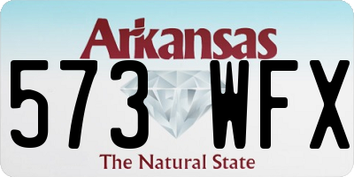AR license plate 573WFX