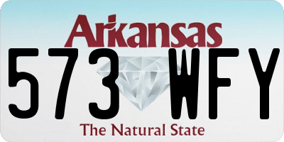 AR license plate 573WFY