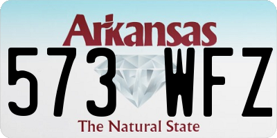 AR license plate 573WFZ
