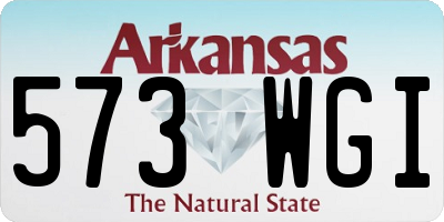 AR license plate 573WGI