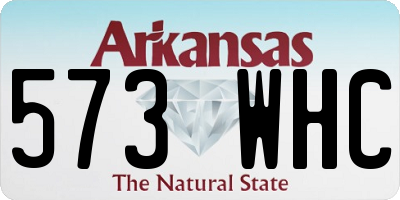 AR license plate 573WHC