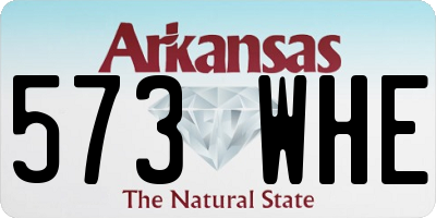 AR license plate 573WHE