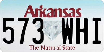 AR license plate 573WHI