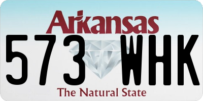 AR license plate 573WHK