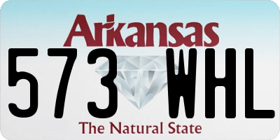 AR license plate 573WHL