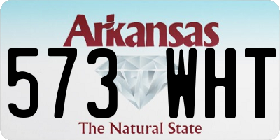 AR license plate 573WHT