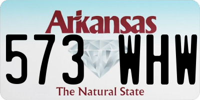 AR license plate 573WHW