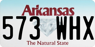 AR license plate 573WHX