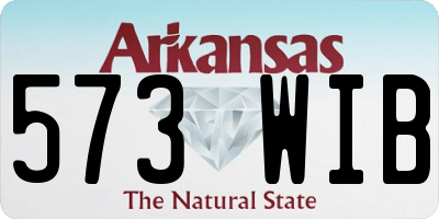 AR license plate 573WIB
