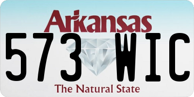 AR license plate 573WIC