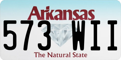 AR license plate 573WII