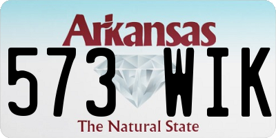 AR license plate 573WIK