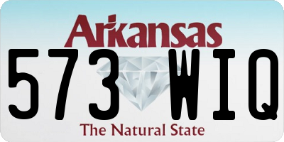 AR license plate 573WIQ