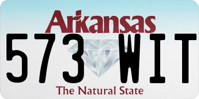 AR license plate 573WIT