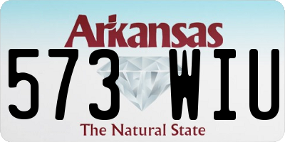 AR license plate 573WIU
