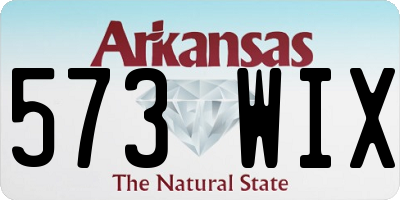 AR license plate 573WIX